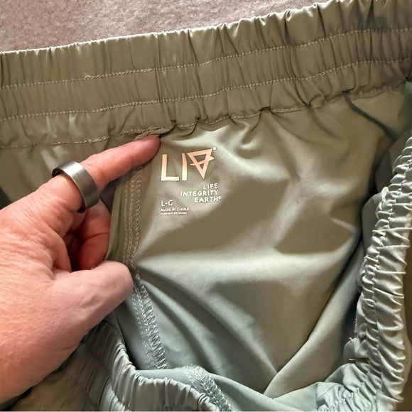 Sage Green Athletic Shorts Women's Large - Picture 3 of 6